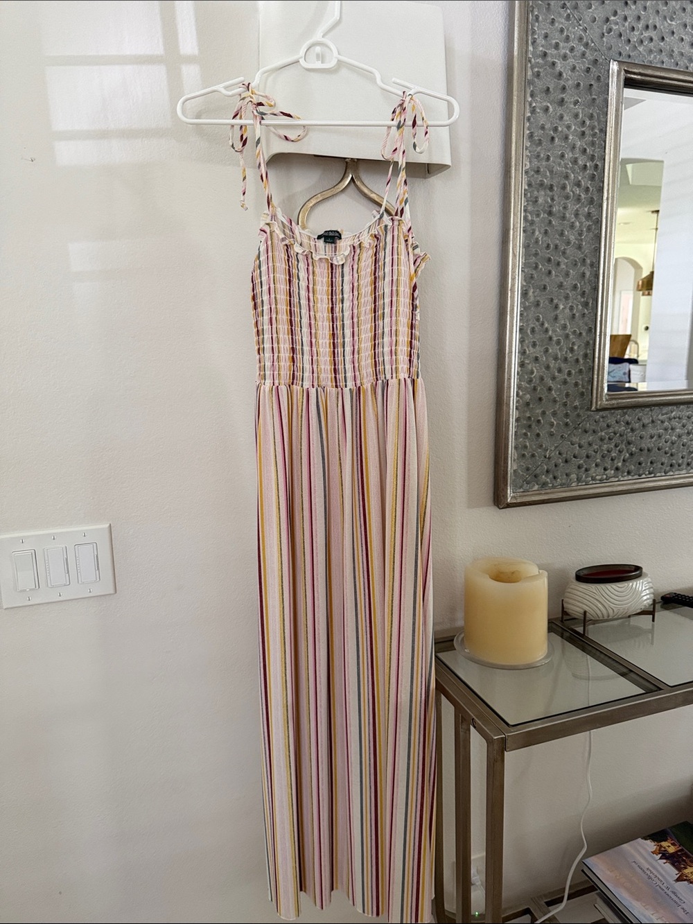 Women’s Stretchy Multi Color Maxi Dress
